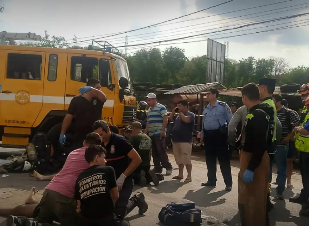 Accidente laboral en San Lorenzo: trabajadores fallecen en desagüe cloacal