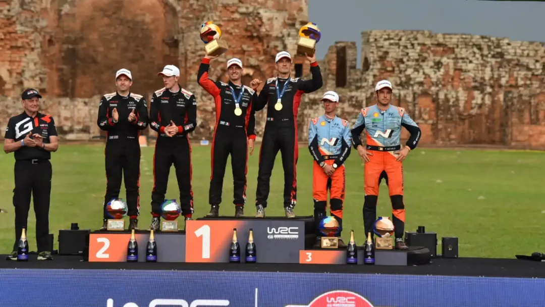 Sébastien Ogier, flamante ganador del WRC ueno Rally del Paraguay 2025